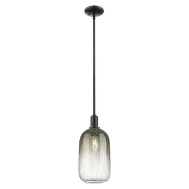 Brookhaven Cloche 1 Light Mini Pendant 15.63 and 7 Inch Wide by Innovations - 716-1S-BK-G482-7SL