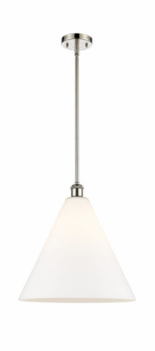 Berkshire Glass 1 Light Pendant 17 Inch Tall X 16 Inch Wide by Innovations - 516-1S-PN-GBC-161