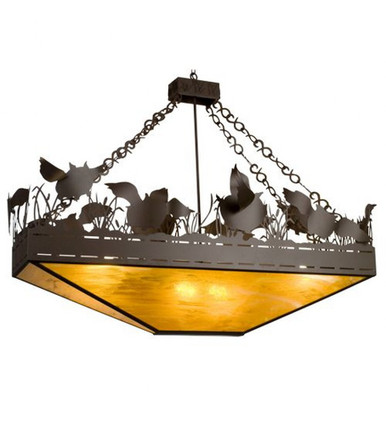 Flying Pigs 6 Light Inverted Pendant 51 x 28 Inches by Meyda Tiffany - 20766