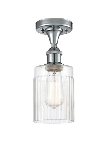 Hadley 1 Light Semi Flush Mount 10.25 Inch and 4.5 Inch Wide by Innovations - 516-1C-PC-G342
