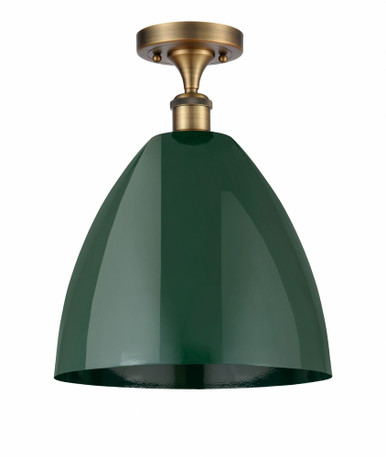 Plymouth Dome 1 Light 12 Inch Wide Semi Flush Mount by Innovations - 516-1C-PLYM-12