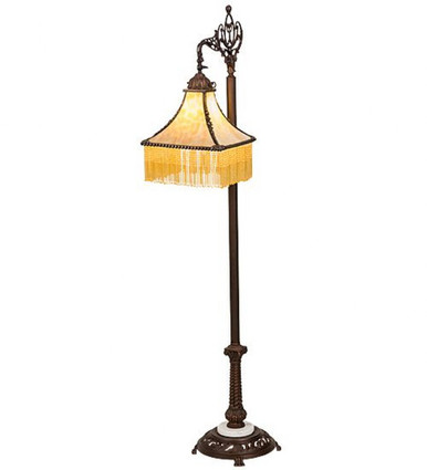 Victoria 1 Light Bridge Arm Floor Lamp 59 x 11 Inch by Meyda Tiffany - 31291
