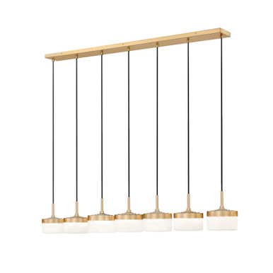 Renaud 18W 7 LED Linear Chandelier 5 Inch and 58.75 Inch Length by Z Lite - 827P6-7L