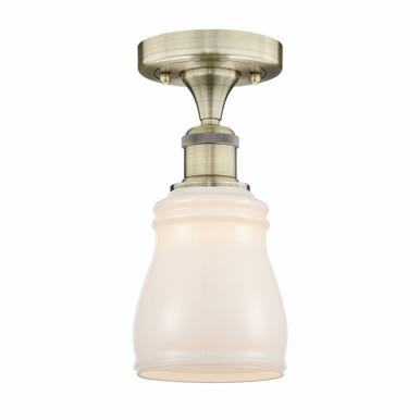 Ellery 1 Light 4.75 Inch Wide Semi Flush Mount by Innovations - 616-1F-G39