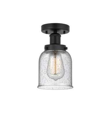Oxford 1 Light Semi Flush Mount 13.13 and 11.75 Inch Wide by Innovations - 616-1F-BK-G54