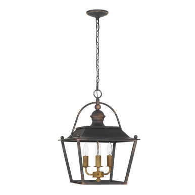 Christoff 3 Light Pendant 20 Inch Tall and 14 Inch Wide by Golden - 0888-3P ABI