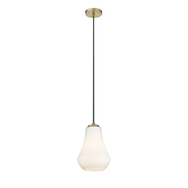 Fairfield 100W 1 LED Cord Hung Mini Pendant 10.5X7 Inch Wide by Innovations - 490-1P-G57-7-LED