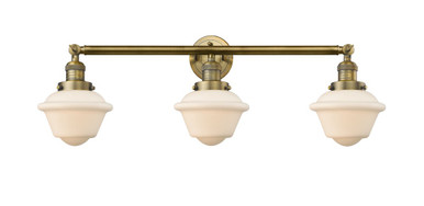 Oxford 3 Light Bath Vanity 10 Inch Tall and 34 Inch Wide by Innovations - 205-BB-G531