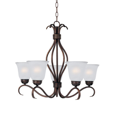 Basix 5 Light Medium Chandelier by Maxim 10125FT - 10125FT