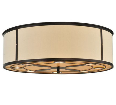 Cilindro Valence 8 Light Flush Mount 12 x 30 In by Meyda Tiffany - 118573