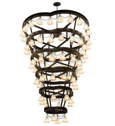 Cretella 84 Light Chandelier 119 x 96 Inches Wide by Meyda Tiffany - 188852