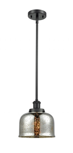 Bell 1 Light Mini Pendant 10 Inch Tall and 8 Inch Wide by Innovations - 916-1S-BK-G78