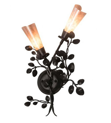 Vinca Vine 2 Light Left Wall Sconce 23 x 14.5 Inches by Meyda Tiffany - 185118