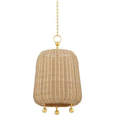 Elena 1 Light Large Pendant by Mitzi - H802701L-AGB