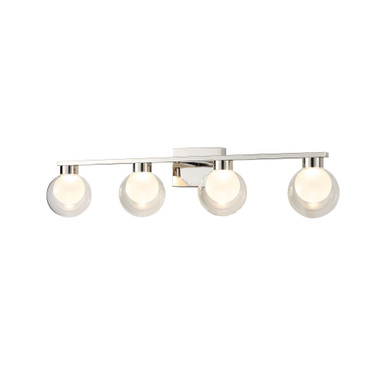 Colton 96W 4 LED Bath Vanity 8.3 Inch Tall and 33 Inch Wide by Artcraft - AC12194PN