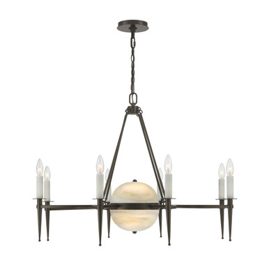 Sanger 10 Light Chandelier 25.88 Inch Tall and 37 Inch Wide by Savoy House - 1-1488-10-15