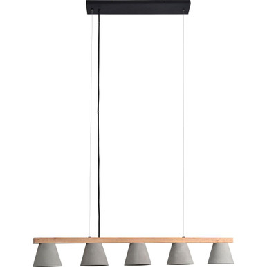 Zain 5 Light Pendant 6 Inch Tall and 43.25 Inch Wide by Renwil Inc - LPC4330