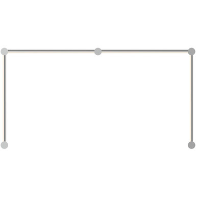 Purolinear 360 4 LED Bath Vanity 26.75 Inch and 51.5 Inch Wide by Sonneman - 23QN222R120PHA