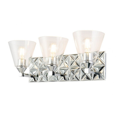 Alpha 3 Light Bath Bar 8.5 x 24.5 Inches by Lucas and McKearn - BB1302PC-3