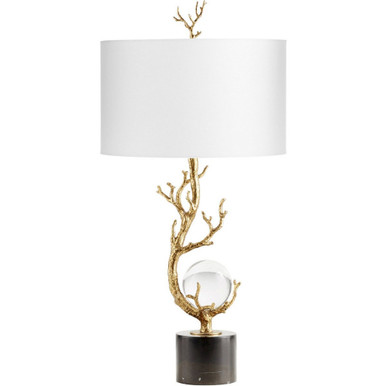 Autumnus 1 Light Table Lamp 18 Inches Wide by 37.5 Inches High by Cyan - 10982