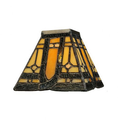 Sierra Prairie Mission 5 Inch Square Shade by Meyda Tiffany - 137959-SPM