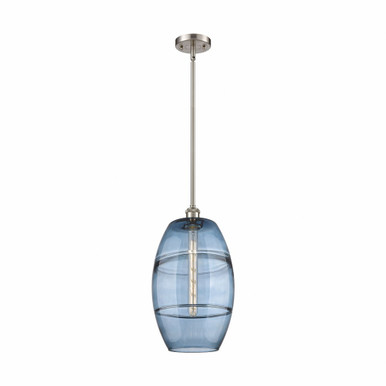 Vaz 1 Light Small Stem Hung Pendant Pendant 18.5 Inch Tall by Innovations - 516-1S-G557-10