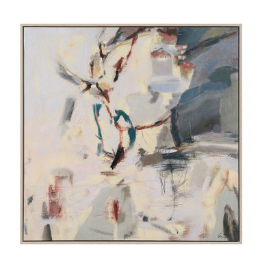 Sagea Framed Canvas Art 45 Inch Tall and 45 Inch Wide by Renwil Inc - OL2258
