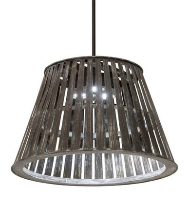 Peach Basket 45W 3 LED Pendant 55 x 31 Inches by Meyda Tiffany - 162481