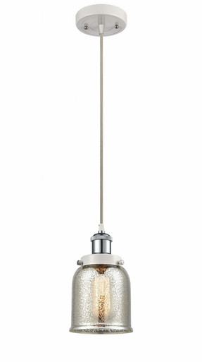 Bell 1 Light Cord hung Mini Pendant 10 Inch and 5 Inch Wide by Innovations - 916-1P-WPC-G58