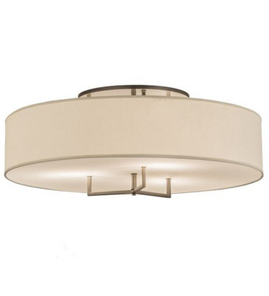 Cilindro Bahn 4 Light Flush Mount 14.5 x 36 In by Meyda Tiffany - 184411
