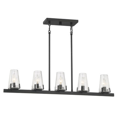 Dimond 5 Light Linear Chandelier 6.75 Inch and 4 Inch Wide by Savoy House - L1-2321-5-89