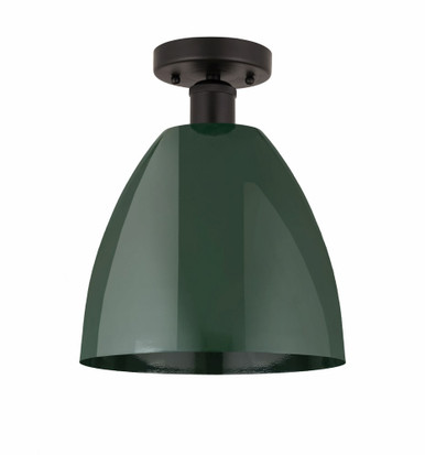 Plymouth Dome 1 Light 9 Inch Wide Steel Semi Flush Mount by Innovations - 616-1F-PLYM-9