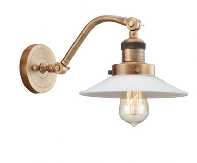 Halophane 1 Light Adjustable Wall Sconce 11.5X8.5 Inch Wide by Innovations - 515-1W-BB-G1
