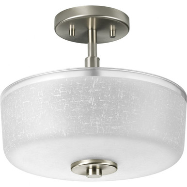 Alexa 2 Light 12.25 Inch Wide Semi Flush Mount by Progress - P2851
