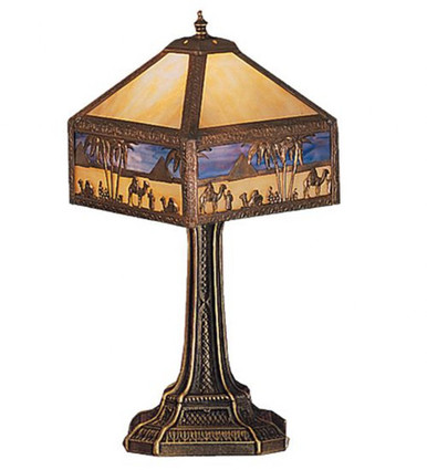 Camel Mission 1 Light Accent Lamp 19.5 x 13 Inch by Meyda Tiffany 200205 - 200205