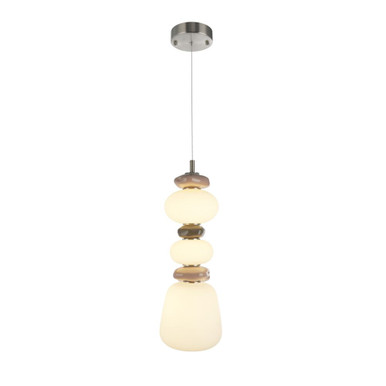 Strata 15W 1 LED Pendant 19.65 Inch Tall and 6.7 Inch Wide by Artcraft - AC5072SN