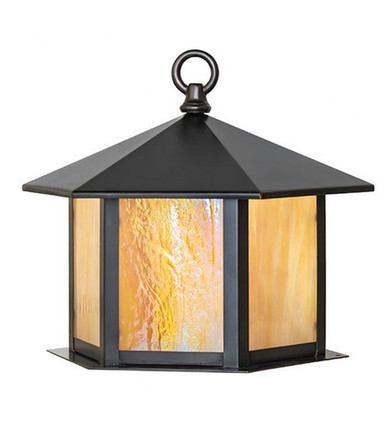 Gazebo 1 Light Outdoor Post Mount 10 x 12 In by Meyda Tiffany - 117203