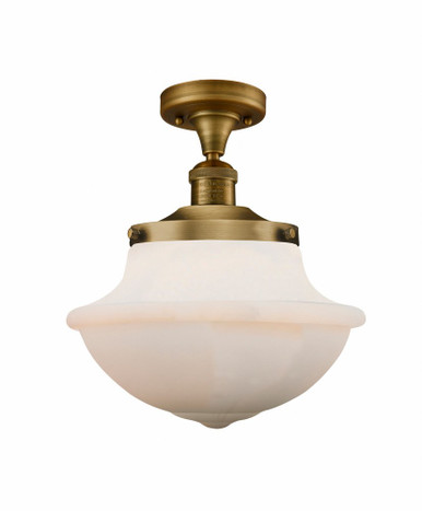 Franklin Restoration 1 Light Semi Flush Mount by Innovations - 1CH-BB-G541