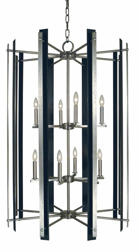 Bucolic 12 Light Large Chandelier by Framburg - F-L1062 BR/MBLACK