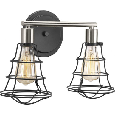 Gauge 2 Light Vanity Light by Progress - P300029-143