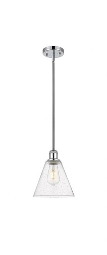 Berkshire Glass 1 Light Mini Pendant 10 Inch and 8 Inch Wide by Innovations - 516-1S-PC-GBC-84