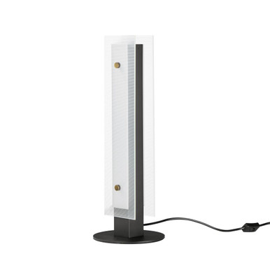 Spectre 27W 1 LED Table Lamp 22.25 x 8.75 Inches by Maxim - 21197CRBKNAB