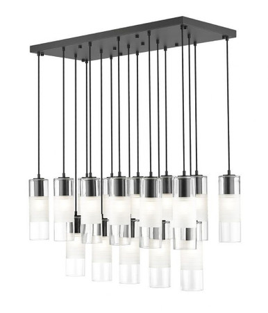 Alton 17 Light Linear Chandelier 14.25 x 18 Inches Wide by Z-Lite - 824P-17L