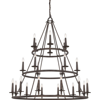 Voyager 24 Light Oversized Chandelier by Quoizel - VYR5024ML