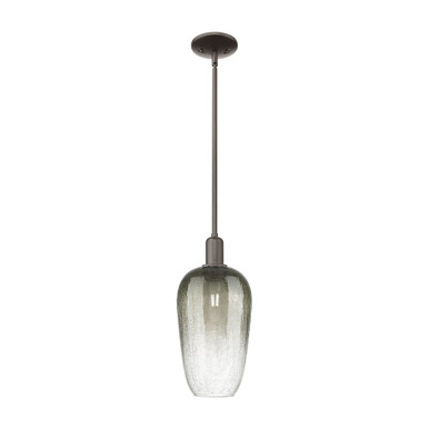 Brookhaven Flute 1 Light Mini Pendant 15.63 and 7 Inch Wide by Innovations - 716-1S-OB-G484-7SL
