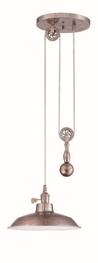 Pulley 1 Light Medium Pendant by Craftmade - P400