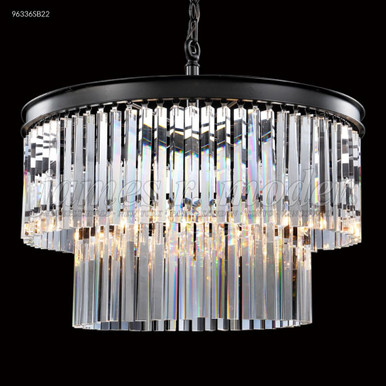 Europa 8 Light Medium Chandelier by James Moder - 96336S22ELCH