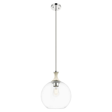 Astor 1 Light Stem Hung Rope Mini Pendant 15.38 Inch Tall by Innovations - 415-1SR-G12-12