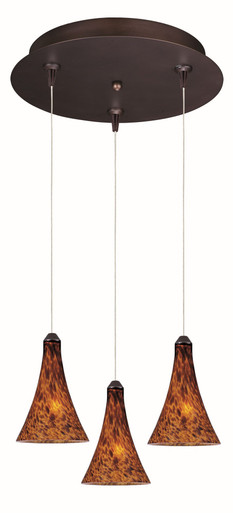 Leopard LED Modern Slim Pendant with Canopy by ET2 - E94631-104BZ