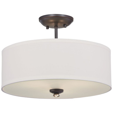 Shadowglen 3 Light 16 Inch Wide Semi Flush Mount by Minka Lavery - 3286-589